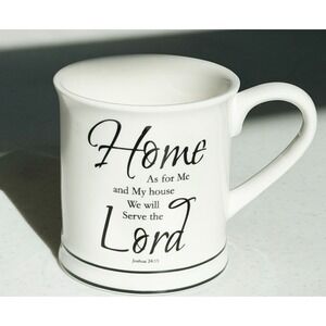 Home Essentials Coffee Mug Joshua 24:15 As for Me & My House Christian Cup
